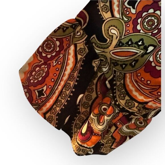 Jude Connally Orange Fall Dress Size Large - Picture 6 of 7